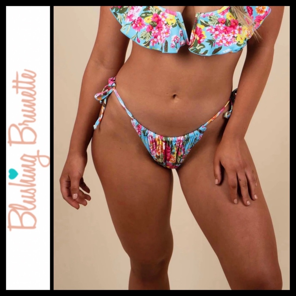 NWOT Blushing Brunette Paradise Awaits Bikini Bottom